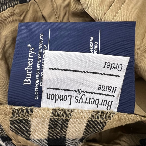 Burberry nova check print vintage shorts with metal charms unisex retro unisex - Picture 10 of 16